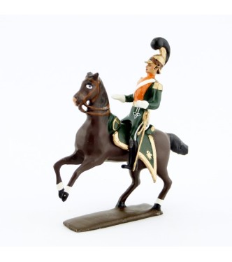 officier des chevau-léger 2ème rgt (plastron orange) (1812)