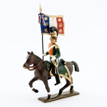 etendard des chevau-léger 2ème rgt (plastron orange) (1812)