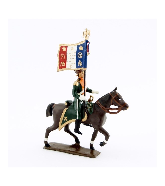 etendard des chevau-léger 2ème rgt (plastron orange) (1812)