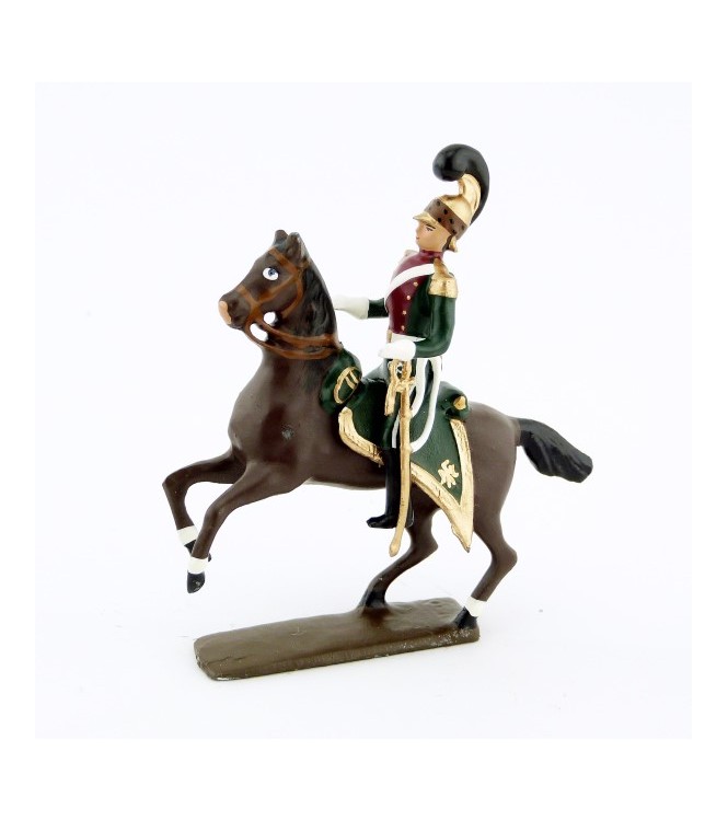officier des chevau-léger 4ème rgt (plastron cramoisi) (1812)