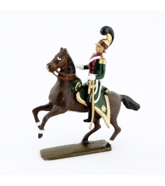 officier des chevau-léger 4ème rgt (plastron cramoisi) (1812)