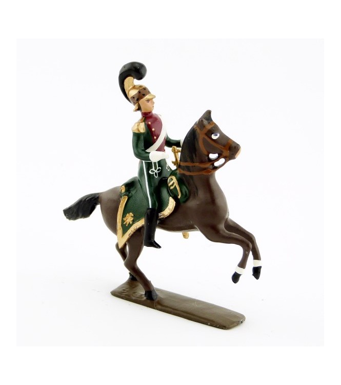officier des chevau-léger 4ème rgt (plastron cramoisi) (1812)