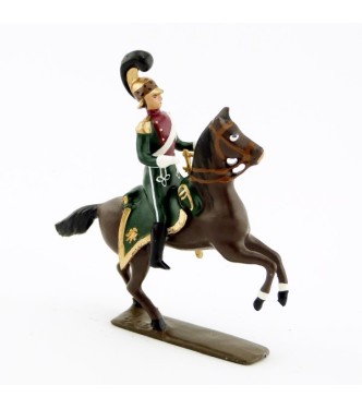 officier des chevau-léger 4ème rgt (plastron cramoisi) (1812)
