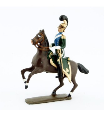 officier des chevau-léger 5ème rgt (plastron bleu) (1812)