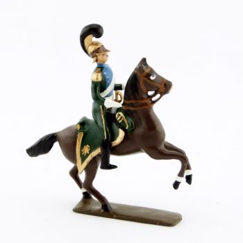 officier des chevau-léger 5ème rgt (plastron bleu) (1812)