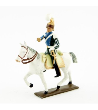 trompette (d'ordonnance) des chevau-léger 5ème rgt (plastron bleu) (1812)