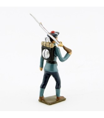 fantassin des fusiliers marins, capote bleu horizon