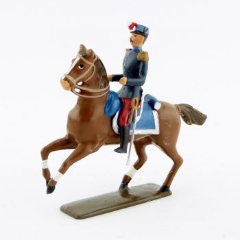 officier des saint-cyriens à cheval