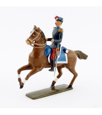 officier des saint-cyriens à cheval