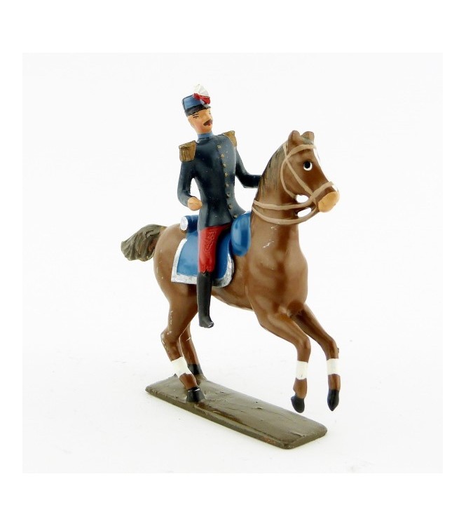 officier des saint-cyriens à cheval
