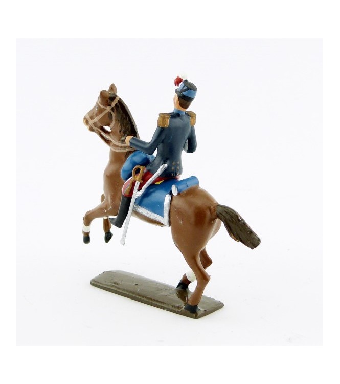 officier des saint-cyriens à cheval