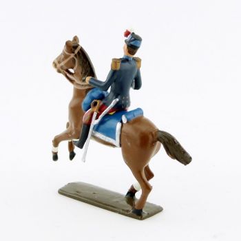 officier des saint-cyriens à cheval