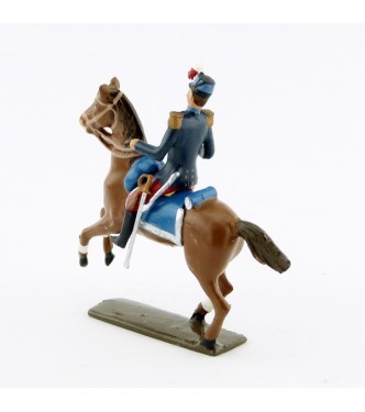 officier des saint-cyriens à cheval