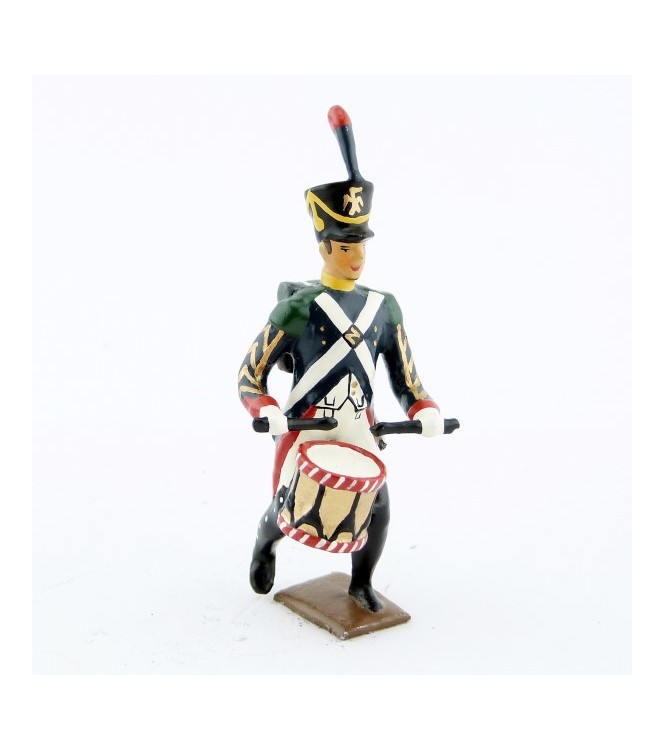 tambour (d'ordonnance) des voltigeurs de la garde à l'assaut