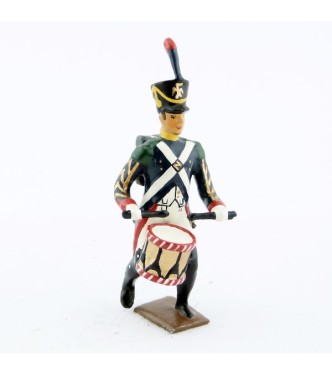 tambour (d'ordonnance) des voltigeurs de la garde à l'assaut
