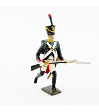 fantassin des voltigeurs de la garde à l'assaut