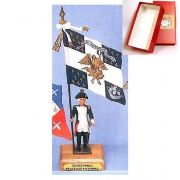 drapeau du District des Petits Freres, Place des Victoires en coffret