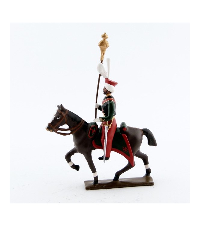 porte-toug des mameluks à cheval (1810)