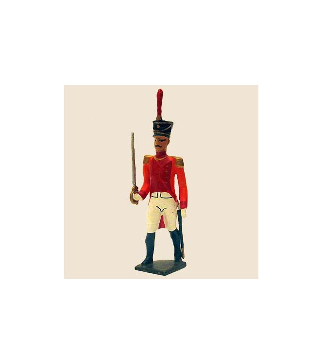 officier du bataillon de neuchâtel (tenue "orange", ancienne version)