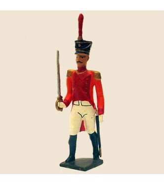 officier du bataillon de neuchâtel (tenue "orange", ancienne version)