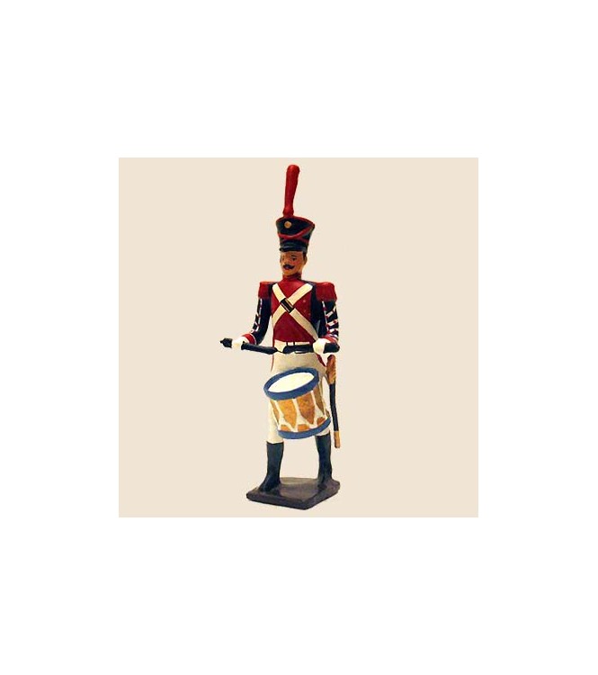 tambour (d'ordonnance) du bataillon de neuchâtel (tenue "orange", ancienne version)