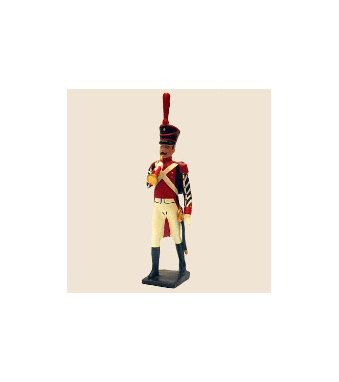 clairon (d'ordonnance) du bataillon de neuchâtel (tenue "orange", ancienne version)