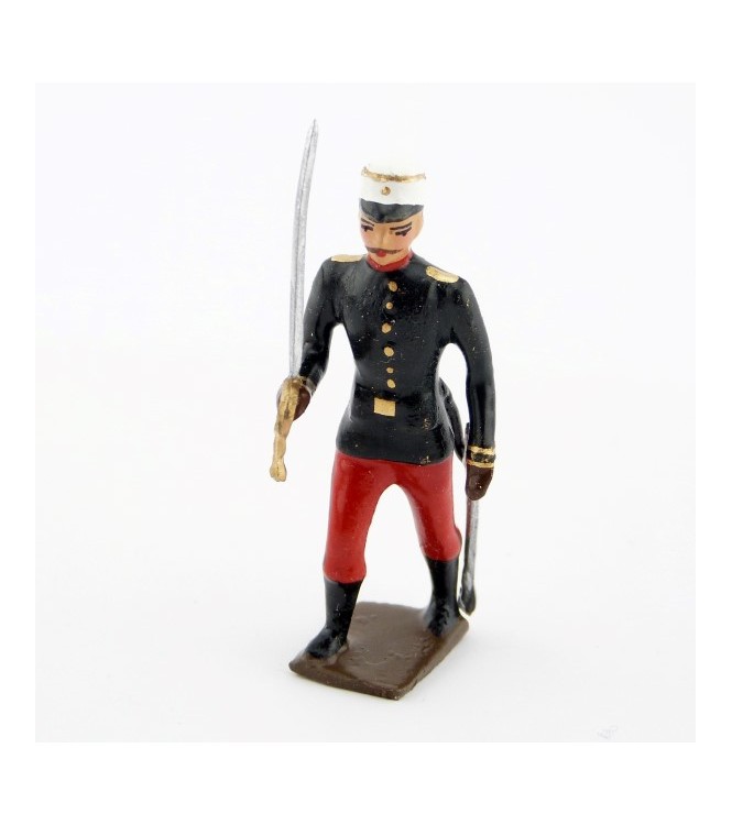 officier du régiment espagnol 1880