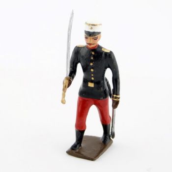 officier du régiment espagnol 1880
