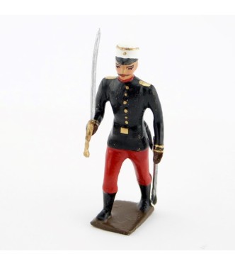 officier du régiment espagnol 1880