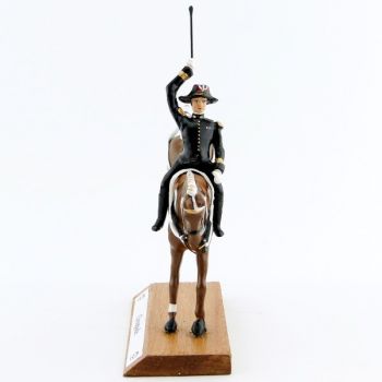 Cabriole, cavalier du Cadre Noir, grand modèle (h. 85 mm)