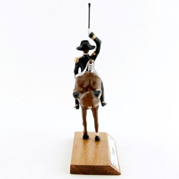 Cabriole, cavalier du Cadre Noir, grand modèle (h. 85 mm)