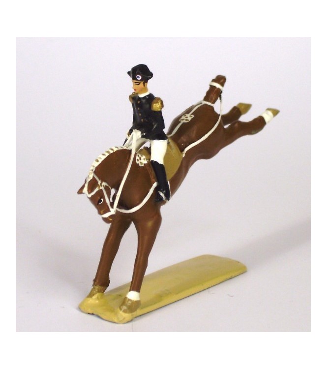 Croupade, cavalier du Cadre Noir, petit modèle (h. 55 mm)