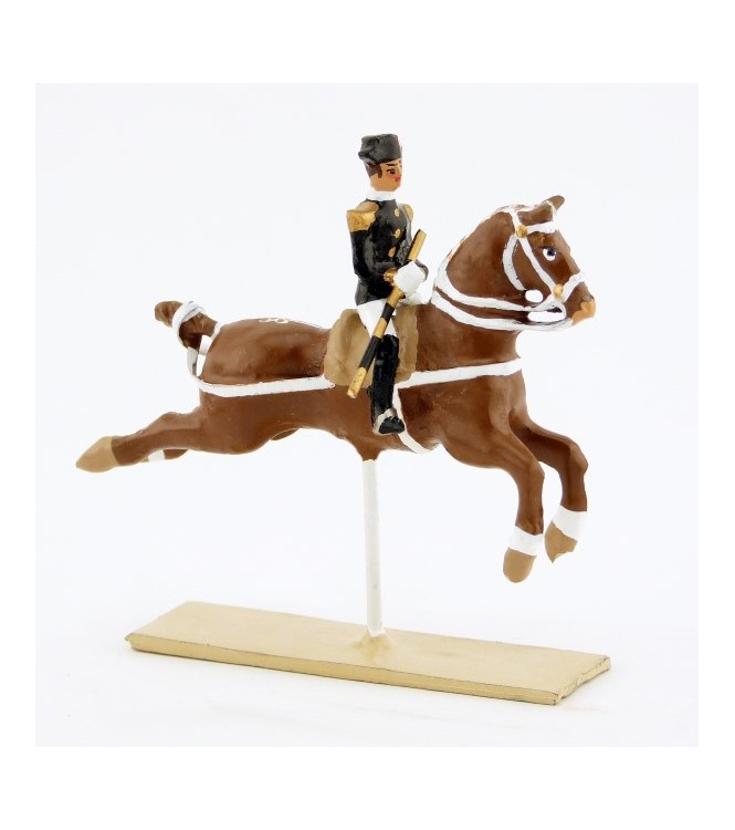 Cabriole, cavalier du Cadre Noir, petit modèle (h. 55 mm)