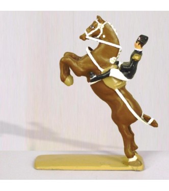 Courbette, cavalier du Cadre Noir, petit modèle (h. 55 mm)