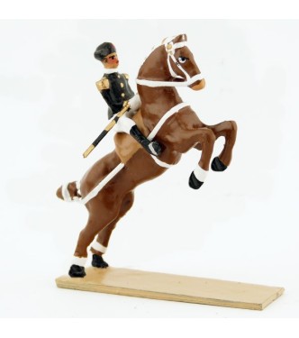 Courbette, cavalier du Cadre Noir, petit modèle (h. 55 mm)