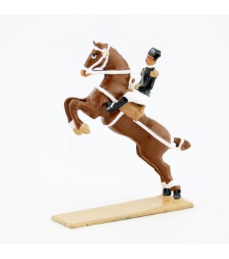 Courbette, cavalier du Cadre Noir, petit modèle (h. 55 mm)