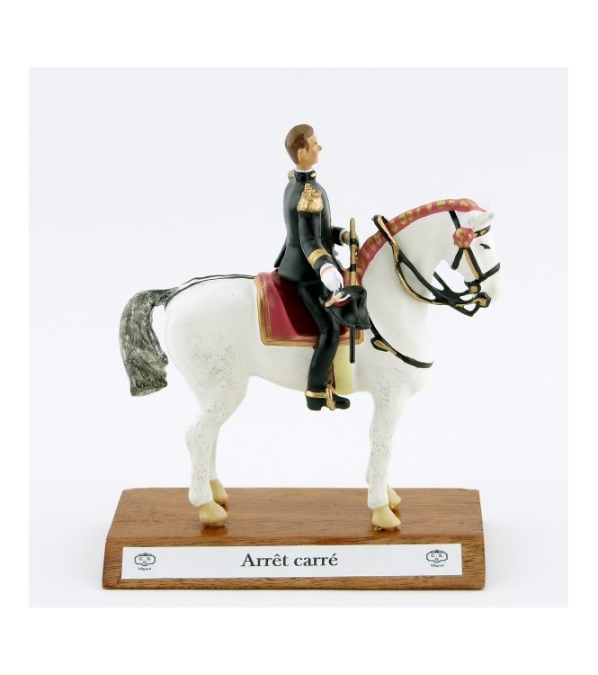 Ecuyer en chef ("Grand Dieu"), cavalier du Cadre Noir, grand modèle (h. 85 mm)