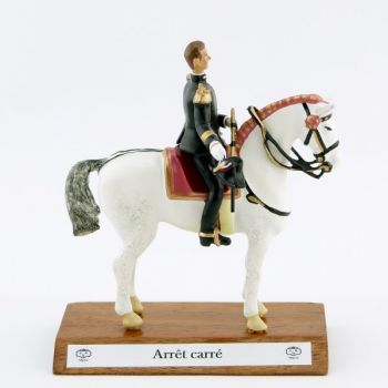 Ecuyer en chef ("Grand Dieu"), cavalier du Cadre Noir, grand modèle (h. 85 mm)