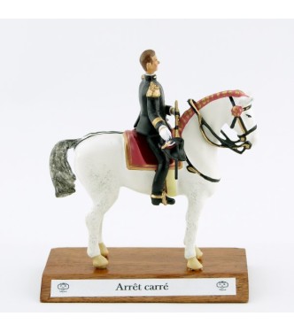 Ecuyer en chef ("Grand Dieu"), cavalier du Cadre Noir, grand modèle (h. 85 mm)