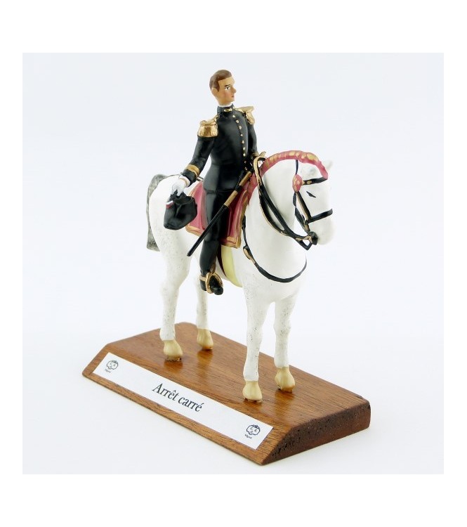 Ecuyer en chef ("Grand Dieu"), cavalier du Cadre Noir, grand modèle (h. 85 mm)
