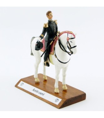 Ecuyer en chef ("Grand Dieu"), cavalier du Cadre Noir, grand modèle (h. 85 mm)