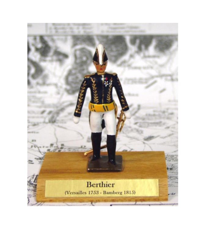 maréchal Berthier sur socle bois