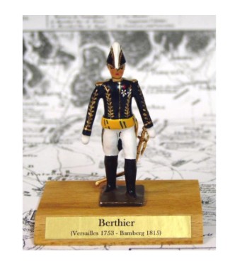 maréchal Berthier sur socle bois