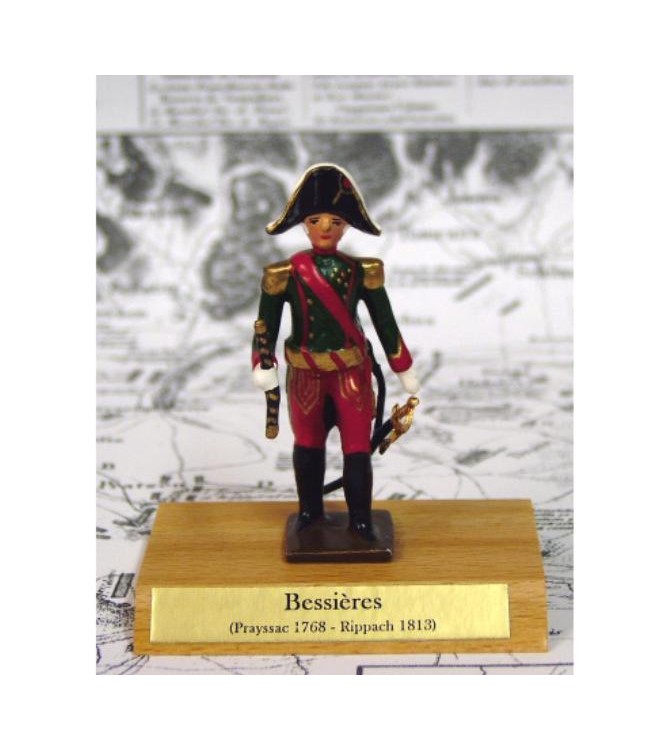 maréchal Bessieres sur socle bois