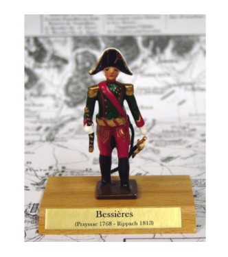 maréchal Bessieres sur socle bois