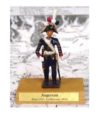 maréchal Augereau sur socle bois