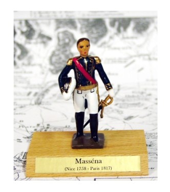maréchal Massena sur socle bois