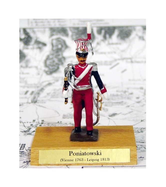 maréchal Poniatowsky sur socle bois