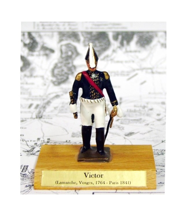 maréchal Victor sur socle bois