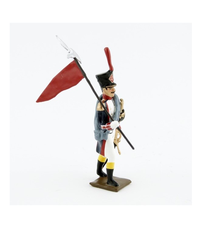 2e porte-aigle des Fusiliers, école de Saint-Cyr (1812)